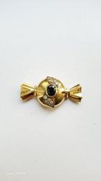 Fermoir de collier - 18 carats Or jaune Saphir - Diamant