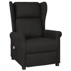 vidaXL Massagestoel stof zwart, Huis en Inrichting, Stoelen, Verzenden, Nieuw