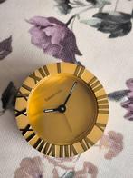 Wekker - TIffany & Co. Table Clock Atlas Design Gold Colour, Antiquités & Art, Antiquités | Horloges