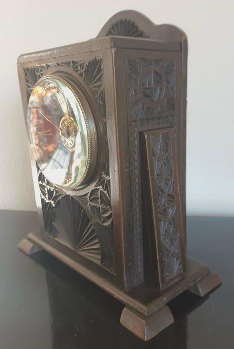 Klok - Hout - 1850-1900, Antiek en Kunst, Antiek | Klokken