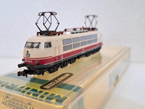 Minitrix N - 2057 - Elektrische locomotief (1) - DB, Hobby en Vrije tijd, Modeltreinen | N-Spoor