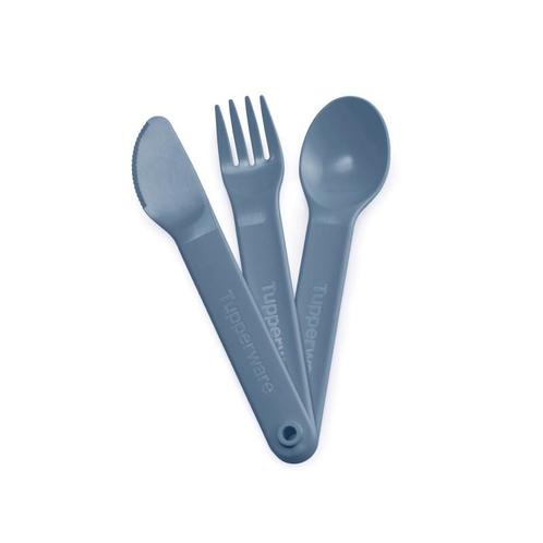 Tupperware Bestek Trio Blauw, Huis en Inrichting, Keuken | Tupperware, Nieuw, Verzenden