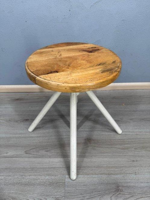 Tabouret - Bois, Métal - Industriel ajustable, Antiek en Kunst, Antiek | Wandborden en Tegels