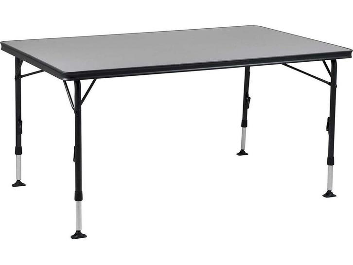 Crespo AP/274 - Kampeertafel - Inklapbaar 150x90 cm - Zwart, Huis en Inrichting, Woonaccessoires | Overige, Zo goed als nieuw