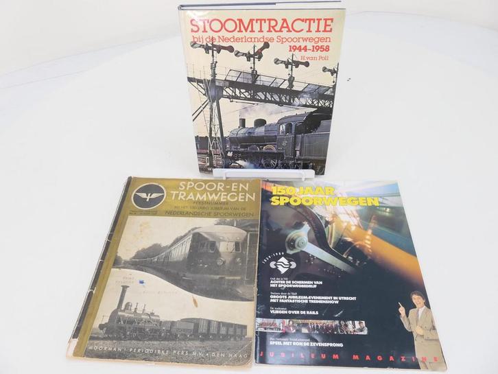 Set van 3 boeken van de Nederlandsche spoorwegen #8232, Boeken, Vervoer en Transport, Nieuw, Ophalen of Verzenden