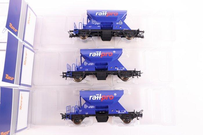 Roco H0 - 67156 - Modeltrein goederenwagonset (1) - Set met, Hobby en Vrije tijd, Modeltreinen | H0