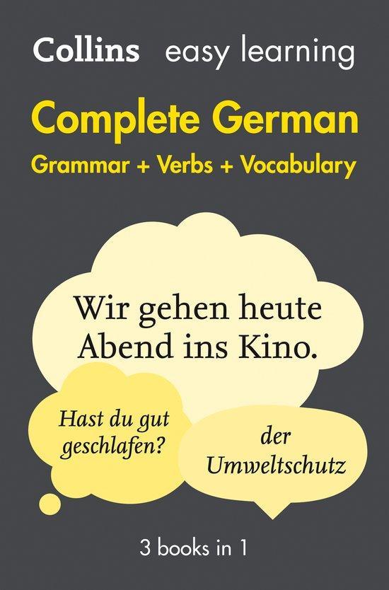 Easy Learning German Complete Grammar, Verbs and Vocabulary, Boeken, Taal | Engels, Gelezen, Verzenden