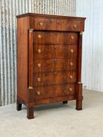 Ladekast - chiffoniere, hoge ladekast, commode - Verguld, Antiek en Kunst