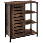 tectake Wandkast 71x32x82cm - Industrieel hout donker, rusti, Tuin en Terras, Bloembakken en Plantenbakken, Verzenden, Nieuw