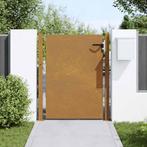 vidaXL Poort 105x130 cm cortenstaal, Tuin en Terras, Tuinpoorten, Verzenden, Nieuw