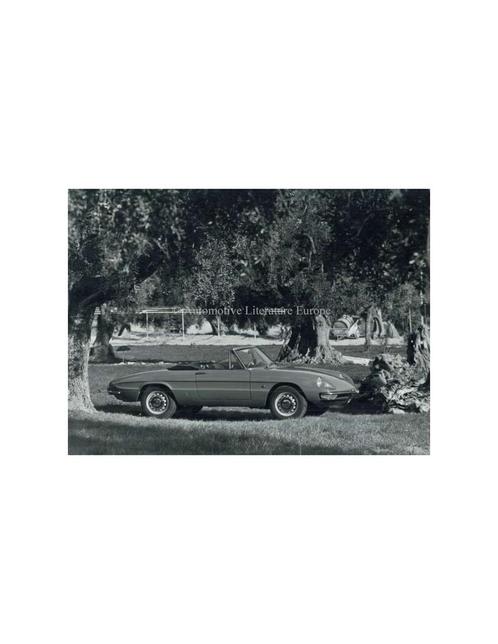 1967 ALFA ROMEO SPIDER 1750 VELOCE PERSFOTO, Boeken, Auto's | Folders en Tijdschriften