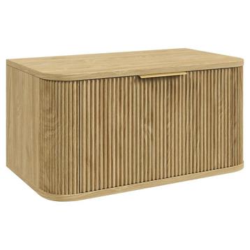 Badplaats Wastafelkast Romero 80 cm - Eiken - Badmeubel beschikbaar voor biedingen