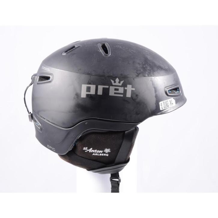 62 63 64 65 skihelm/snowboardhelm PRET EPIC, black/grey, ver, Sports & Fitness, Ski & Ski de fond, Envoi