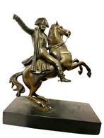 D’après Jacques-Louis David - sculptuur, Napoléon à cheval -, Antiek en Kunst, Antiek | Keramiek en Aardewerk