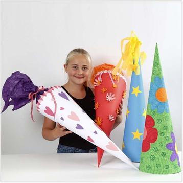 Kegels, karton 68*20 cm set van 5 beschikbaar voor biedingen