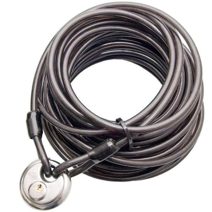 Staalkabel met discus gelijksluitend 20 meter Terraskabel, Tuin en Terras, Overige Tuin en Terras, Verzenden