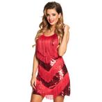 Charleston Jurk Dames Rood Glitter, Kleding | Dames, Verzenden, Nieuw
