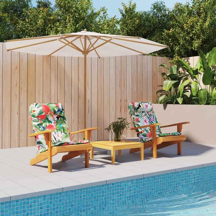 vidaXL Stoelkussens 2 st Adirondack oxford stof meerkleurig, Huis en Inrichting, Woonaccessoires | Kussens, Nieuw, Verzenden