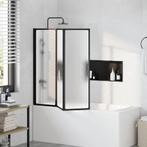 vidaXL Badscherm 3 panelen vouwbaar 117 x 120 cm, Doe-het-zelf en Bouw, Verzenden, Nieuw