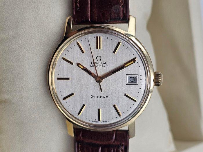 Omega - Genève 14K GOLD - 1181 - Heren - 1972, Handtassen en Accessoires, Horloges | Heren