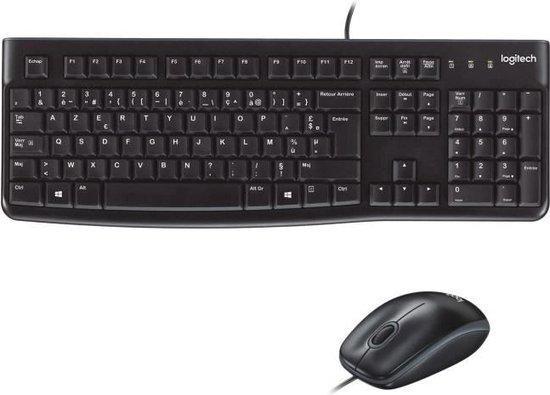 Toetsenbord  en muis- Frans Azerty Logitech MK120 -, Computers en Software, Muizen, Nieuw, Verzenden