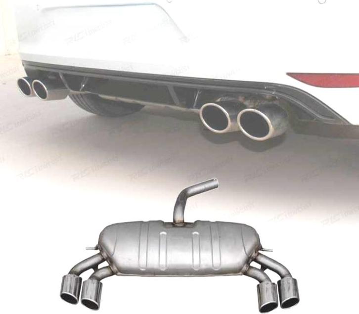 SILENCIEUX DECHAPPEMENT AUDI A3 S LINE HATCHBACK 13-20 LOOK, Auto-onderdelen, Uitlaatsystemen, Verzenden