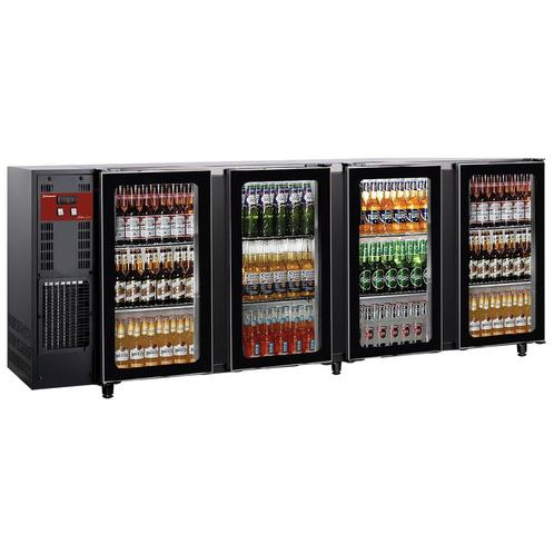 Flessenkoeler 4 glazen deuren, 783 liter, Zakelijke goederen, Horeca | Keukenapparatuur, Koelen en Vriezen, Verzenden
