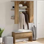 vidaXL Halmeubel 97,5x37x99 cm bewerkt hout artisanaal, Huis en Inrichting, Kasten | Overige, Verzenden, Nieuw