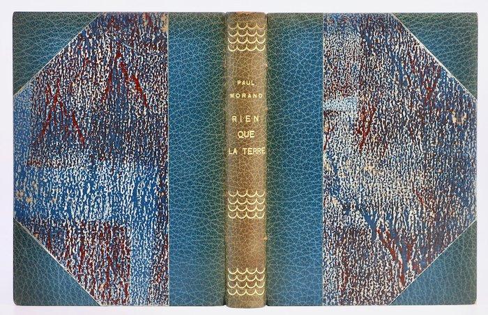 Paul MORAND / Pierre FALKÉ - Rien que la Terre [RELIURE, Antiek en Kunst, Antiek | Boeken en Manuscripten