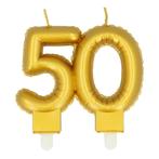 Gouden Kaars 50 Jaar 8cm, Hobby en Vrije tijd, Verzenden, Nieuw