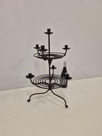Kaarsenhouder - Smeedijzer - 7 kaarsenhouders