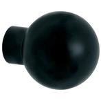 Knop Kogel tbv SKG schild mat zwart, Nieuw, Overige materialen, Klink of Kruk