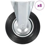 vidaXL 8 st Wielen vast 200 mm, Doe-het-zelf en Bouw, Verzenden, Nieuw