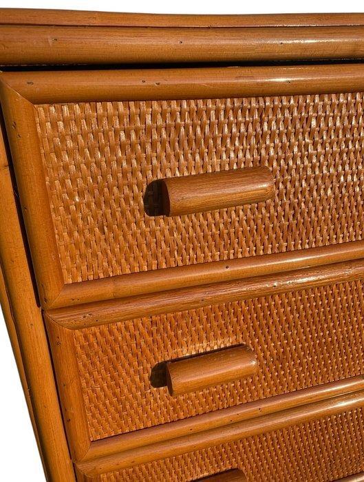 Ladekast - Bamboe, Hout, Rattan, Antiek en Kunst, Kunst | Designobjecten