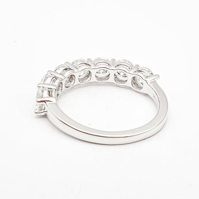 Zonder minimumprijs - Ring - 14 karaat Witgoud - 2.08ct. tw., Handtassen en Accessoires, Ringen