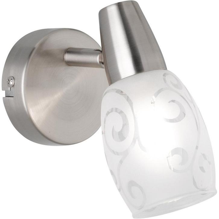 LED Wandspot Trion Kalora - Mat Nikkel, E14 Fitting, Duurzaa, Huis en Inrichting, Lampen | Wandlampen, Nieuw, Verzenden