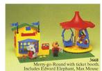 Lego Set - 3668 - Fabuland - Merry-Go-Round, Nieuw