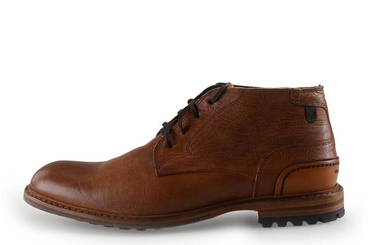 Floris van Bommel veterboots in maat 40½ Cognac | 15%, Kleding | Heren, Schoenen, Overige kleuren, Zo goed als nieuw, Boots, Verzenden