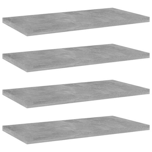 vidaXL Wandschappen 4 st 40x20x1,5 cm bewerkt hout, Huis en Inrichting, Kasten | Wandmeubels, Nieuw, Verzenden