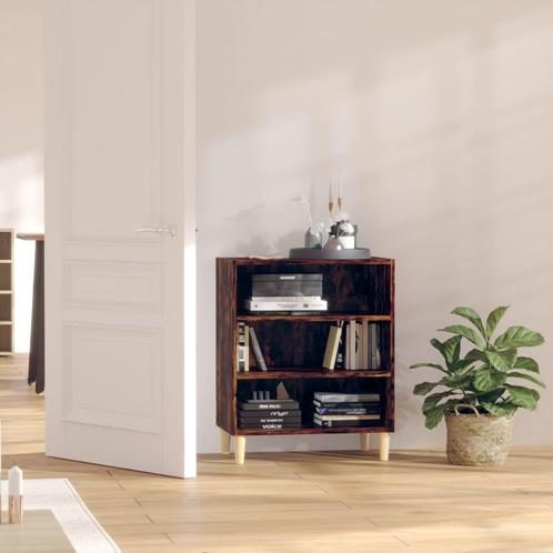 vidaXL Dressoir 57x35x70 cm bewerkt hout gerookt, Huis en Inrichting, Kasten | Dressoirs, Nieuw, Verzenden