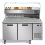 Pizzawerkbank + Opzetkoelvitrine | FRESH PIZZA | 390L | 2, Zakelijke goederen, Verzenden, Nieuw in verpakking