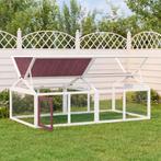 vidaXL Dierenren 200x112,5x74 cm massief grenenhout, Dieren en Toebehoren, Verzenden, Nieuw