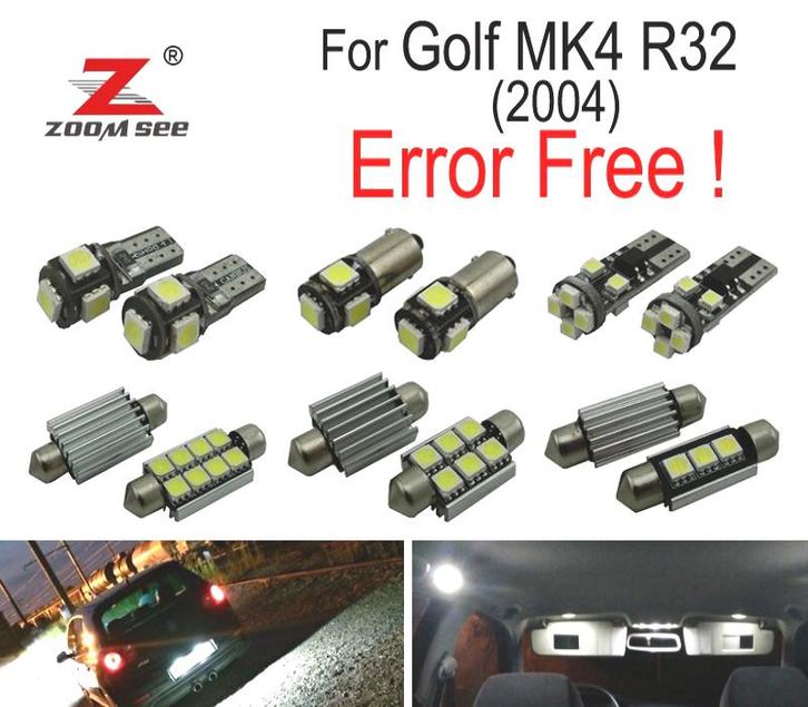 Kit 16 Ampoules Led Intérieur Pour Volkswagen Vw Golf Mk4 R3, Autos : Pièces & Accessoires, Éclairage, Envoi