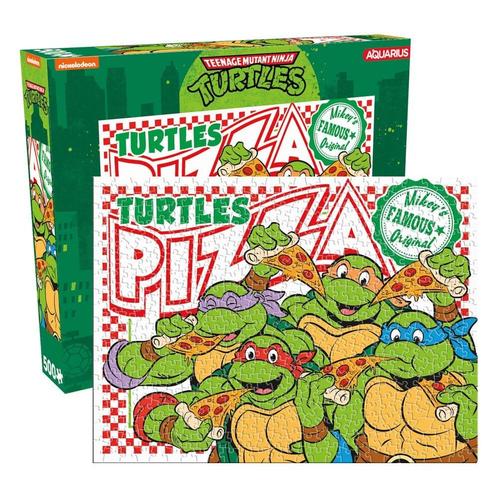 Teenage Mutant Ninja Turtles Puzzel Pizza (500 stukken), Collections, Cinéma & Télévision, Enlèvement ou Envoi