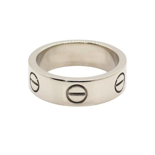 Cartier - Bague - Love - 18 carats Or blanc, Handtassen en Accessoires, Ringen