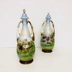 Vaas met dubbele oren (2) - Porselein - Victoria Austria