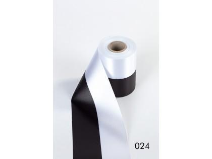 Nationaal vlag lint zwart/wit oa bretagne 100 mm breed, per, Maison & Meubles, Accessoires pour la Maison | Plantes & Fleurs artificielles