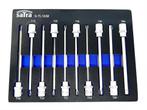 SATRA 3/8 Torx lange doppen set T10 t/m T55 (10-delig), Doe-het-zelf en Bouw, Gereedschap | Handgereedschap, Ophalen of Verzenden