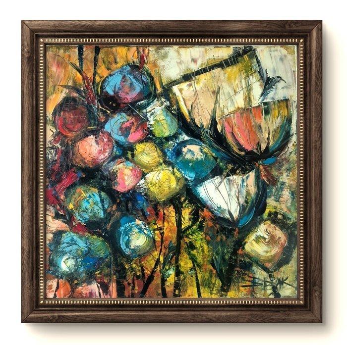 Sonja Brzak - Buds, Antiek en Kunst, Kunst | Schilderijen | Modern