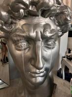 Beeld, David - 1.1 m - Aardewerk, Verzilverd
